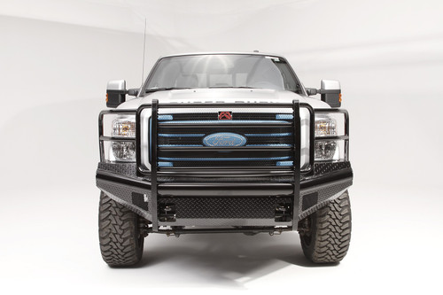 Fab Fours FS11-S2560-1 - Black Steel Front Ranch Bumper