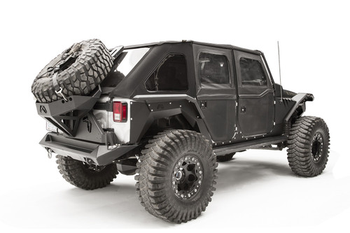 Fab Fours JK1005-1 - Fender Flare; Rear; Pair; Powdercoated; Fab Fours JK1005-1 - Fender Flare; Rear; Pair; Powdercoated;