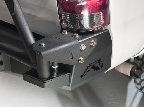 Fab Fours TT-Y1351T-1 - Spare Tire Carrier; 2 Stage Black Powder Coated;