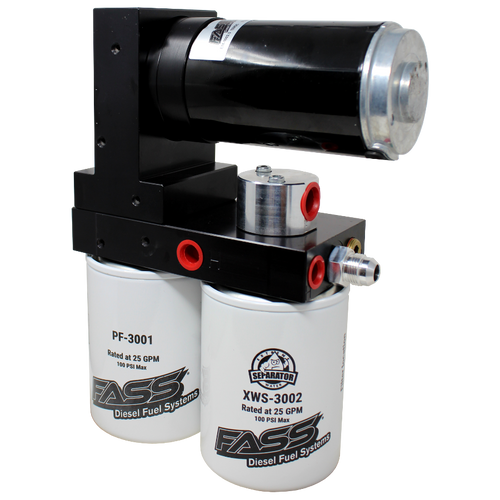FASS TSF14180F140G - Titanium Signature Series Diesel Fuel System 180F 140GPH@45-50PSI Ford Powerstroke 7.3L and 6.0L 1999-2007