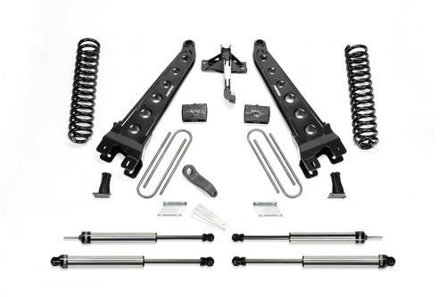 Fabtech K2256DL - 17-21 Ford F250/F350 4WD Gas 6in Rad Arm Sys w/Coils & Dlss Shks