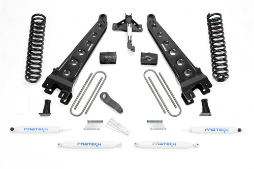 Fabtech K2256 - 17-21 Ford F250/F350 4WD Gas 6in Rad Arm Sys w/Coils & Perf Shks