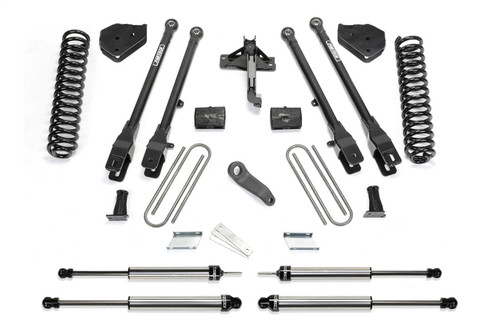 Fabtech K2257DL - 17-21 Ford F250/F350 4WD Gas 6in 4Link Sys w/Coils & Dlss Shks
