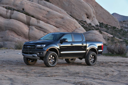 Fabtech K2323 - 19 Ford Ranger 4WD w/Intrusion Beam Kit 3.5in Bj UCA Sys w/Perf Shks