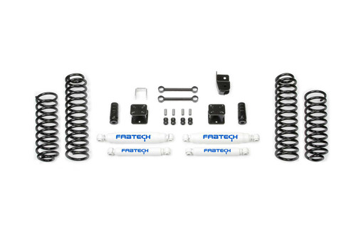 Fabtech K4047 - 07-18 Jeep JK 4WD 2-Door 3in Sport System w/Perf. Shocks
