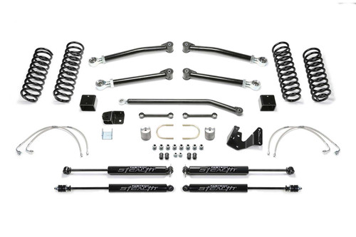 Fabtech K4051M - 07-18 Jeep JK 2-Door 3in Trail Ii w/Stealth