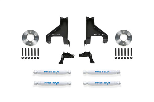 Fabtech K9005 - AUX SHOCK KIT W/ PERF SHKS 2015-21 SPRINTER 2500 4WD