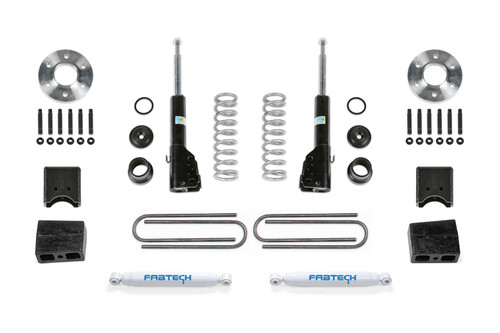 Fabtech K9000 - 1.5 in. COIL ASSIST KIT W/ B4 BILSTEIN & PERF SHOCKS 2015-21 SPRINTER 2500 4WD