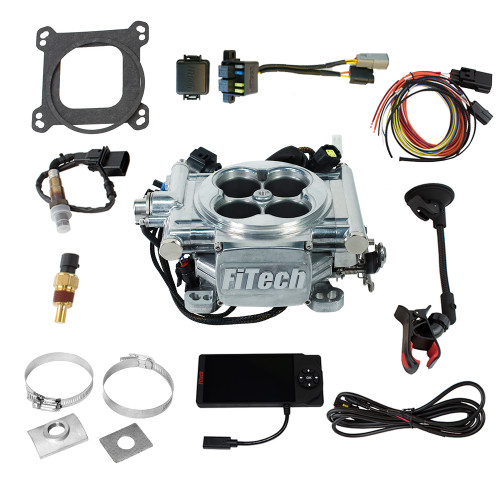 FiTech Fuel Injection 30001 - FiTech - Go EFI 4 600 HP Bright Aluminum EFI System