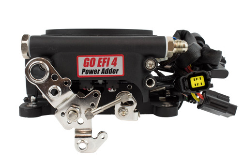 FiTech Fuel Injection 30004 - FiTech - Go EFI 4 600 HP Power Adder Matte Black EFI System