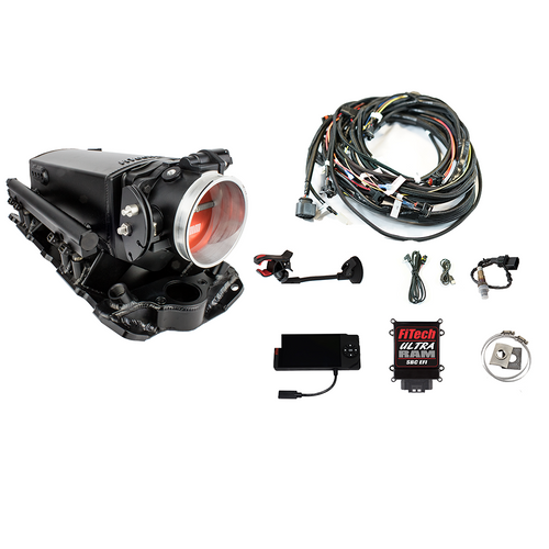 FiTech Fuel Injection 38301 - FiTech - Ultra Ram 650 HP Chevy Small Block EFI System