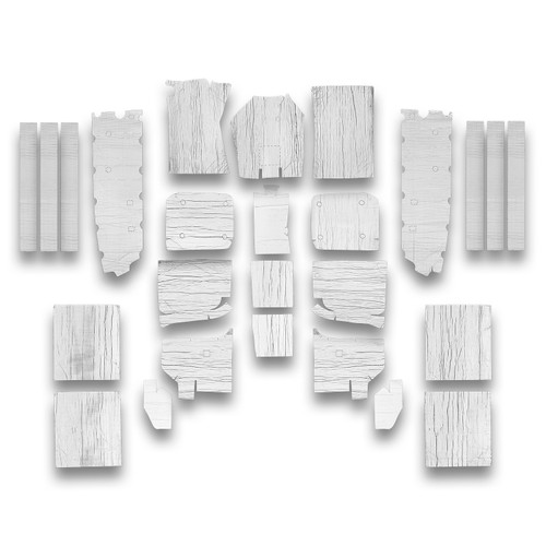 Flatline Barriers TABZ6005 - 64-66 Ford Mustang Coupe Full Insulation Kit