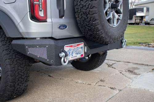 Fishbone Offroad FB22360 - 2022-Present Bronco Steelhead Rear Bumper  Offroad
