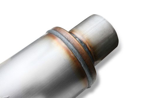 FlowMonster 12867-FM - 409SS ROUND CASE ABSORPTION MUFFLER