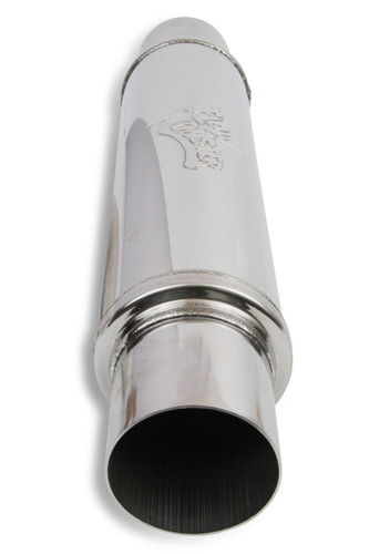 FlowMonster 14419-FM - 409SS ROUND CASE ABSORPTION MUFFLER