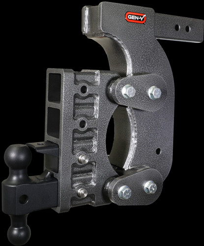 GEN-Y Hitch GH-1524 - Gen-Y The Boss Torsion-Flex 2.5in Receiver 15in Drop Hitch w/Dual-Ball/Pintle Lock/Stab Kit