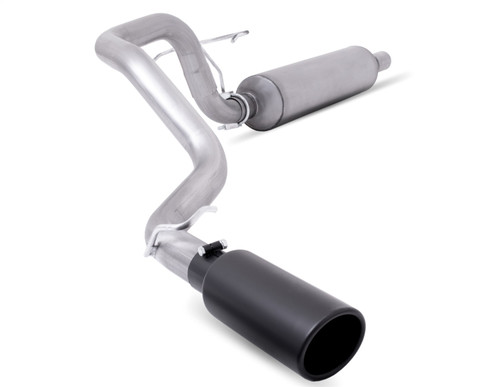 Gibson 618100-B - 1996 Toyota 4Runner Base 2.7L 2.5in Cat-Back Single Exhaust - Black Elite (Ceramic)
