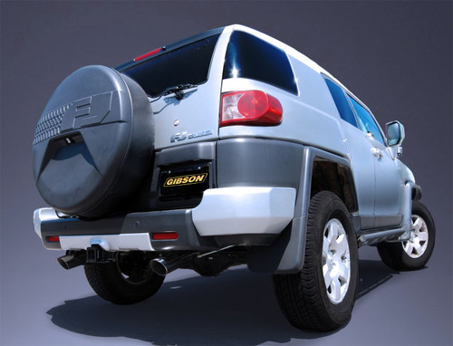 Gibson 618808 - 07-14 Toyota FJ Cruiser Base 4.0L 2.5in Cat-Back Dual Split Exhaust - Stainless