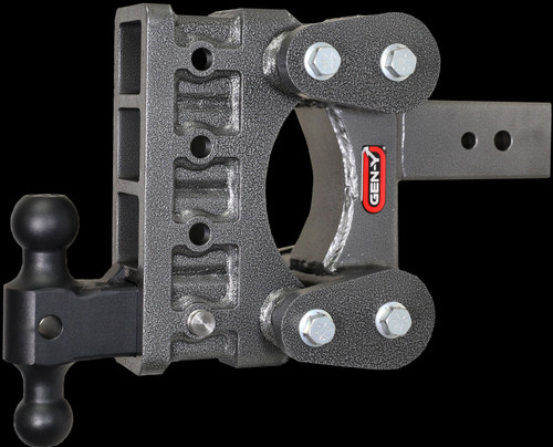 GEN-Y Hitch GH-2214 - Gen-Y The Boss Torsion-Flex 3in Shank 6in Drop 3.5K TW 32K Hitch w/GH-0161 Dual-Ball