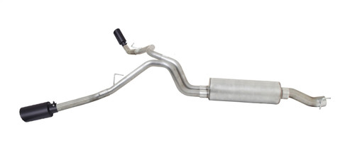 Gibson 66567B - 14-17 Ram 2500 Big Horn 6.4L 2.5in Cat-Back Dual Extreme Exhaust - Black Elite