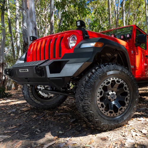 Go Rhino 230121T - 07-20 Jeep Wrangler JL/JLU/JK/JKU/Gladiator JT Trailline Front Full Width Bumper