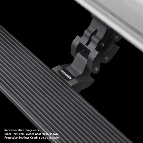 Go Rhino 20412974T - RealTruck 21-24 Ford Bronco 4dr VoltStep Electric Running Board Kit (No Drill) - Bedliner Coating