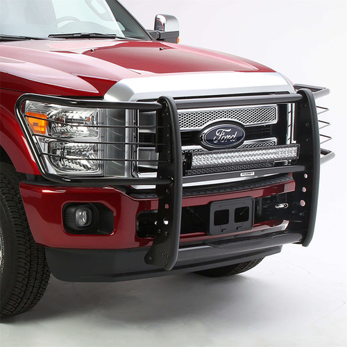 Go Rhino 3364B - 00-04 Ford Excursion 3000 Series StepGuard - Black (Center Grille Guard Only)
