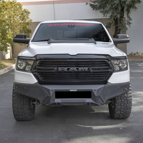 Go Rhino 34130T - 19-24 Ram 1500 (Excl. Rebel/Warlock/TRX) Element FR Bumper w/Fixed Lgt Bar Mount - Tex. Blk