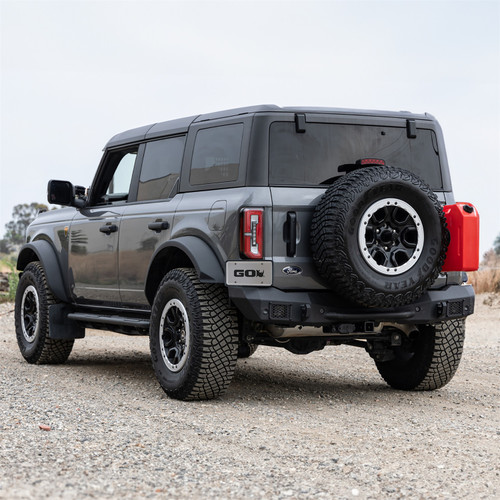 Go Rhino 371400T - 21-24 Ford Bronco 2/4dr (Excl. Sport) Rockline Rear Full Width Bumper
