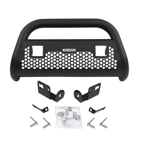 Go Rhino 55052LT -  RC2 LR Bull Bar with Mounting Brackets & Two 3" Cube Lights - Textured Black