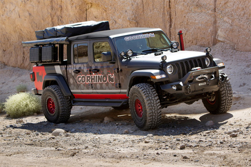 Go Rhino 5950000T-01 - 19-21 Jeep Gladiator XRS Overland Xtreme Rack - Box 1 (Req. gor5950000T-02)