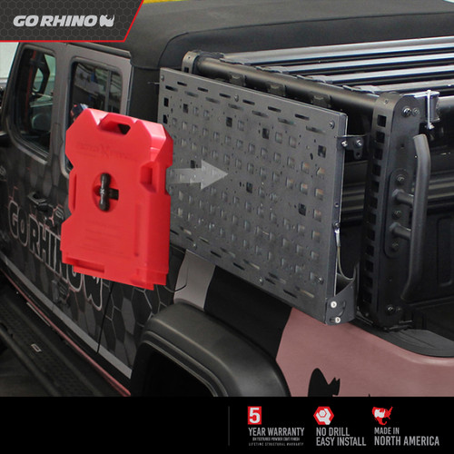 Go Rhino 5950115T - XRS Accessory Gear Table for Full-Sized Trucks (Mounts to 5952000T) - Tex. Blk