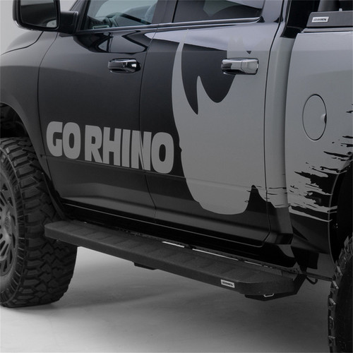 Go Rhino 63409980T -   - RB10 Running Boards With Mounting Brackets - Protective Bedliner Coating