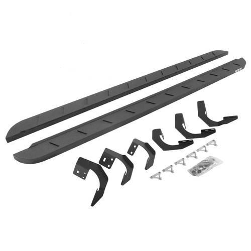 Go Rhino 63430687ST - 19-22 Ram 1500 CC 4DR (Not Classic) RB10 Slim Running Boards Kit (w/Brackets) - Bedliner Ct