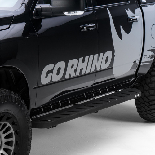Go Rhino 63430680T -   - RB10 Running Boards With Mounting Brackets - Protective Bedliner Coating