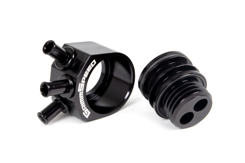 GrimmSpeed 078006R - Air/Oil Separator Red Subaru 02-07 WRX 04-21 STI 04-08 FXT
