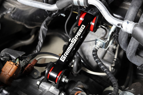 GrimmSpeed 122005 - Pitch Stop Mount Black (80A Bushings) For Subaru 02+ Impreza/WRX/STI 04-21 Forester 05-12 Legacy 05-09 Outback 13-21 Crosstrek