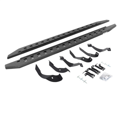 Go Rhino 69405187ST - 15-19 GMC Sierra 2500/3500HD CC Dsl RB20 Slim Running Boards Kit (w/Brackets) - Bedliner Ct
