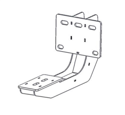Go Rhino 6943066 - 19-22 Ram 1500 Crew Cab 4DR Mounting Brackets (V-Series V3/RB10 Slim/RB20 Slim) - Tex. Blk