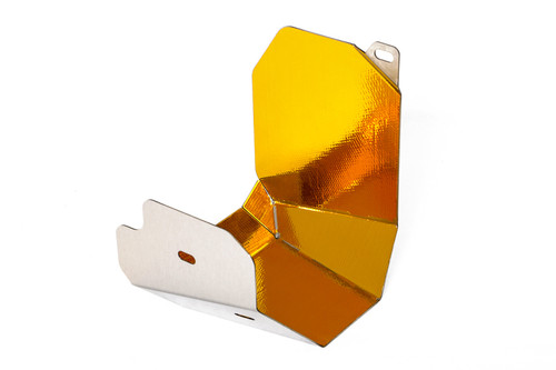 GrimmSpeed GS092018 - Turbo Heat Shield Reflect-A-Gold Foil Direct Fit for  V2 Heat Shield