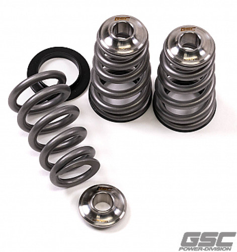 GSC Power Division 5015 - GSC P-D Nissan VQ35 High Pressure Conical Valve Spring Titanium Retainer and Spring Seat Kit