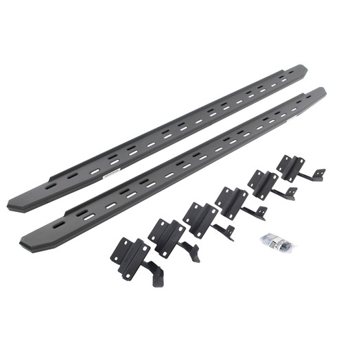 Go Rhino 69615087PC -  RB30 Running Boards with Mounting Bracket Kit - Textured Black