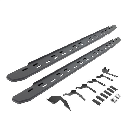 Go Rhino 69636880SPC -  RB30 Slim Line Running Boards with Mounting Bracket Kit - Textured Black