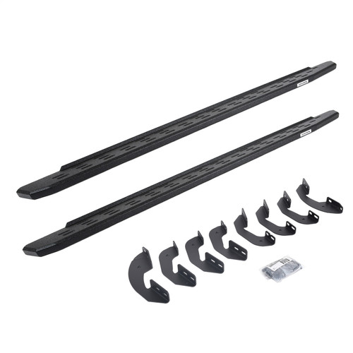Go Rhino 69641687T -  RB30 Running Boards with Mounting Bracket Kit - Protective Bedliner Coating