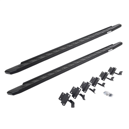 Go Rhino 69615587T -  RB30 Running Boards with Mounting Bracket Kit - Protective Bedliner Coating
