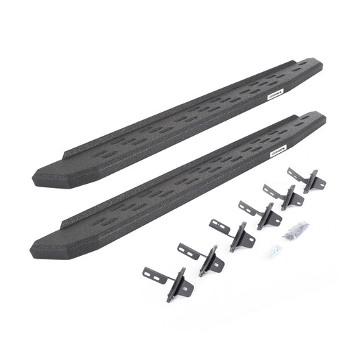 Go Rhino 69613157T -  RB30 Running Boards with Mounting Bracket Kit - Protective Bedliner Coating