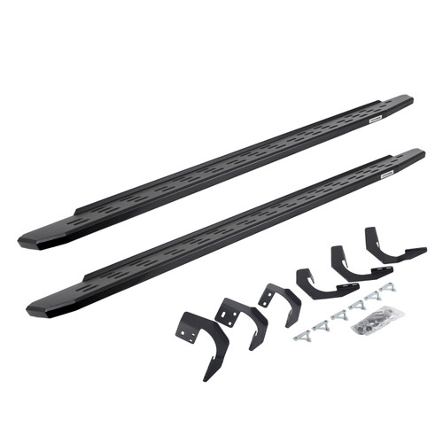 Go Rhino 69620687PC -  RB30 Running Boards with Mounting Bracket Kit - Textured Black