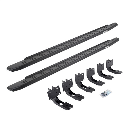 Go Rhino 69630680PC -  RB30 Running Boards with Mounting Bracket Kit - Textured Black
