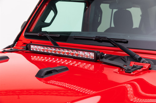 Go Rhino 731200T - 18-20 Jeep Wrangler JL/JLU/Gladiator JT Light Mount - 20in Single Row