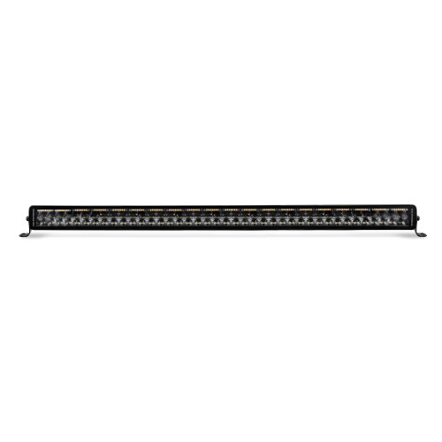 Go Rhino 754004012CDS - Xplor Blackout Combo Series Dbl Row LED Light Bar w/Amber (Side/Track Mount) 40in. - Blk